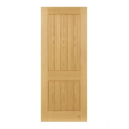 Deanta Ely Prefinished Oak 2 Panel FD30  Door 1981 x 457 x 45mm