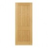 Deanta Ely Prefinished Oak 2 Panel FD30  Door 1981 x 457 x 45mm