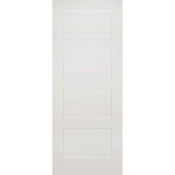 Deanta Coventry White Primed Fire Door 30m 1981mm x 762mm x 45mm