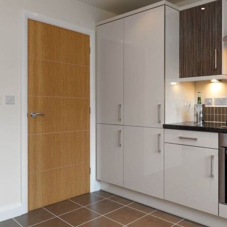 Jb Kind Oak Painted Tate FD30 Door  1981 x 838 x 44 mm
