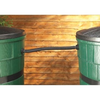 Straight Ltd Water Butt Linking Kit Black 0.5m