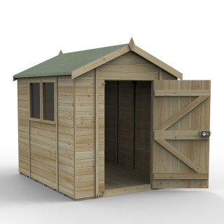 Timberdale 8 x 6 Apex Shed - Installed