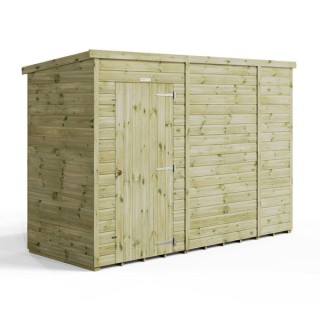 10x4 Premium Powersheds Pent No Windows