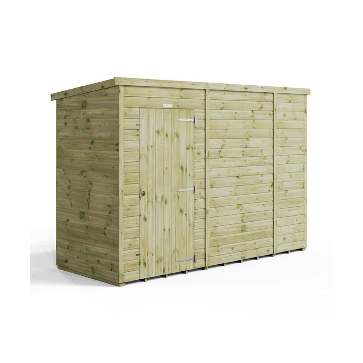 10x4 Premium Powersheds Pent No Windows