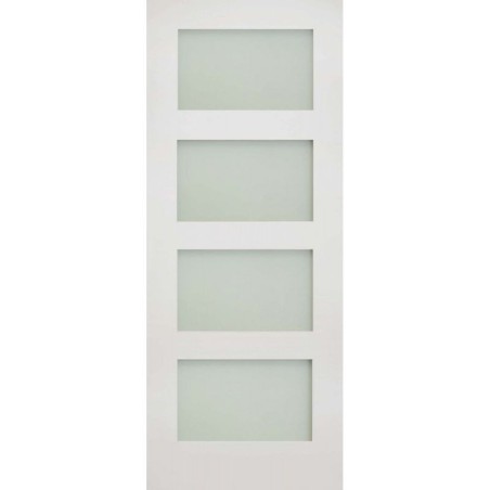 Deanta Coventry White Primed Obscure Glaze 1981mm x 838mm x 35mm