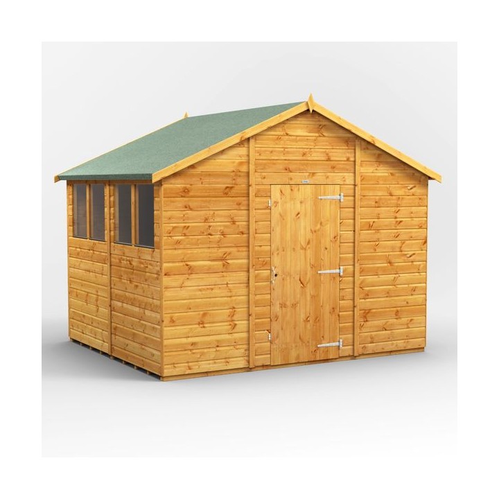8 x 10 Power Apex Shed