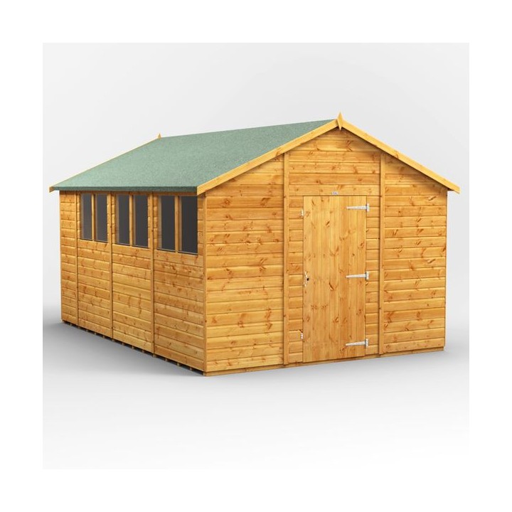 14 x 10 Power Apex Shed