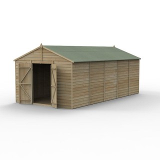 4LIFE Apex Shed 10 x 20 - Double Door - No Windows