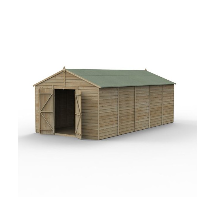 4LIFE Apex Shed 10 x 20 - Double Door - No Windows