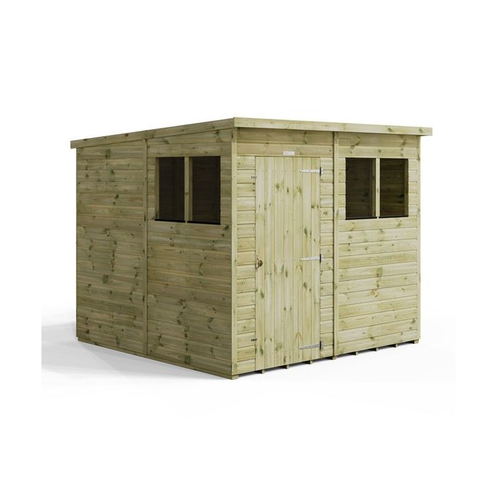 8x8 Premium Powersheds Pent