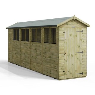 18x4 Premium Powersheds Apex