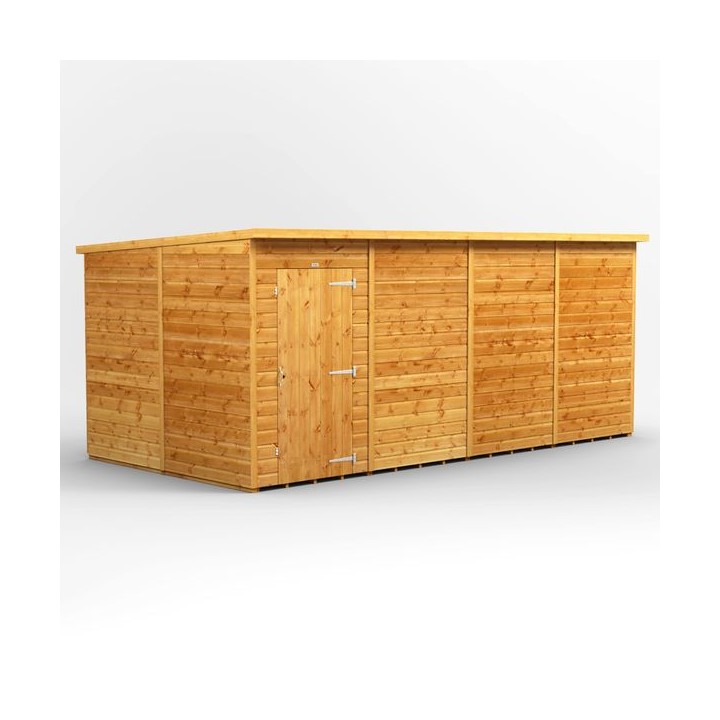 16 x 8 Power Pent Windowless Garden Shed