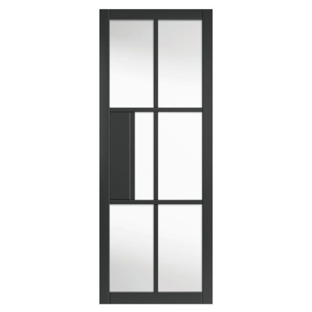 JB Kind Civic Black Clear Glazed Door 1981 x 838 x 35mm