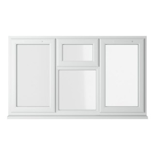 Crystal Triple Glazed uPVC Window White Left