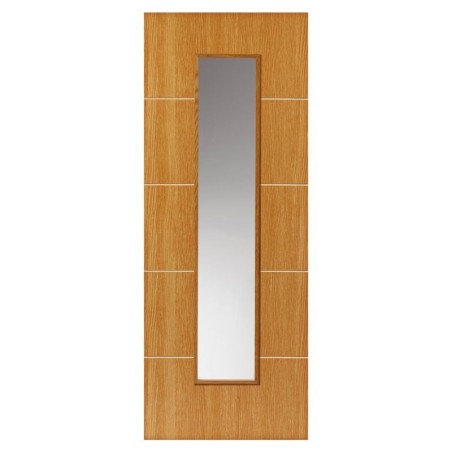 JB Kind Oak Painted Louvre Glazed Internal Door 1981 x 762 x 35mm