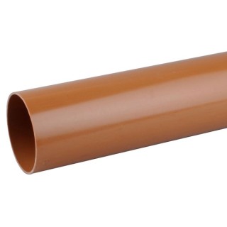 OsmaDrain Plain Ended Pipe 160mm x 6m 6D076
