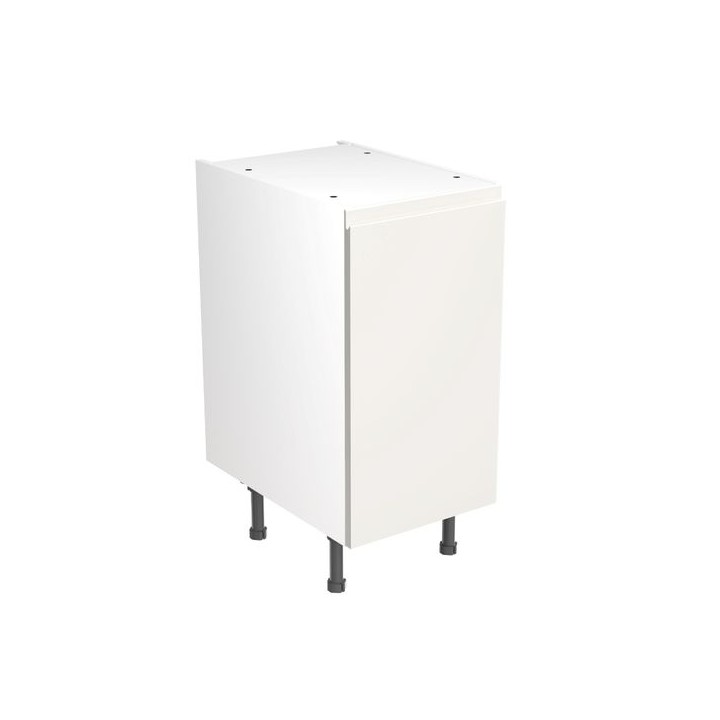 Flatpack Base Unit J-pull Ultra Matt White 400mm - FKKJ0502
