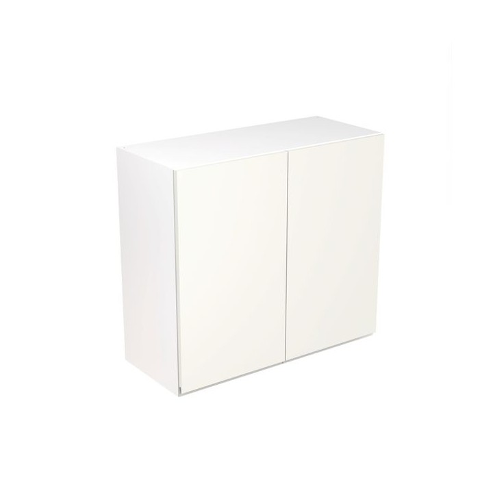 Flatpack Wall Unit J-pull Ultra Matt White 800mm - FKKJ0538