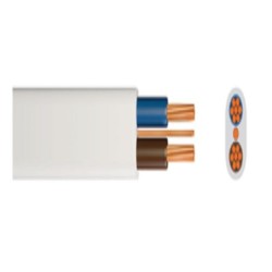 Twin & Earth Low Smoke Zero Halogen Cable 1.0mm 6242B White 100m