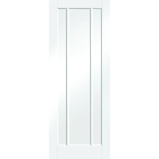XL WORCESTER WHITE PRIMED CLEAR GLAZED DOOR 1981 X 762 X 35MM