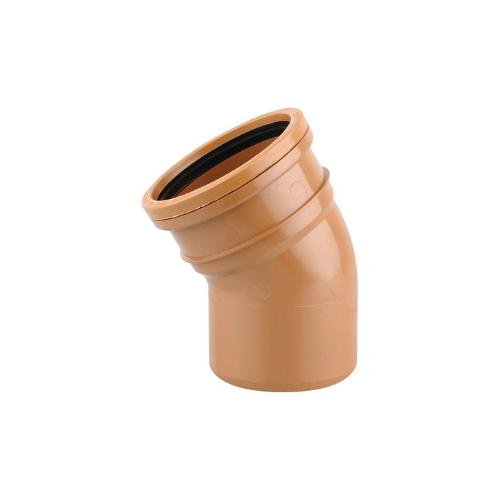 OsmaDrain Single Socket Short Radius Bend 30° 160mm 6D166