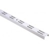 Twinslot Upright 1980mm White Antibacterial Coated