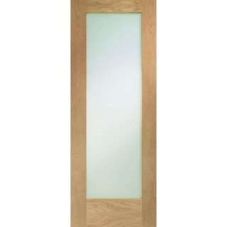 XL OAK SHAKER PATTERN 10 CLEAR GLAZED DOOR 2032 X 813 X 35MM
