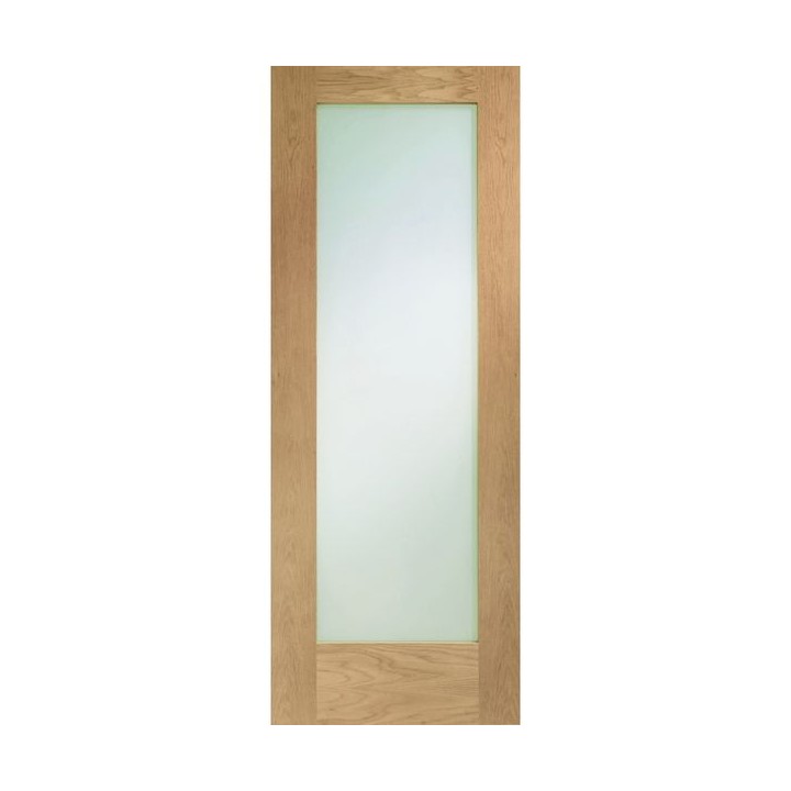 XL OAK SHAKER PATTERN 10 CLEAR GLAZED DOOR 2032 X 813 X 35MM