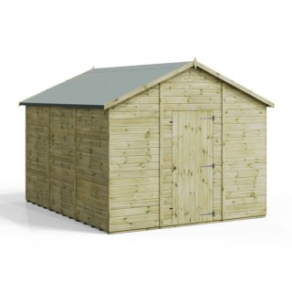12x10 Premium Powersheds Apex No Windows