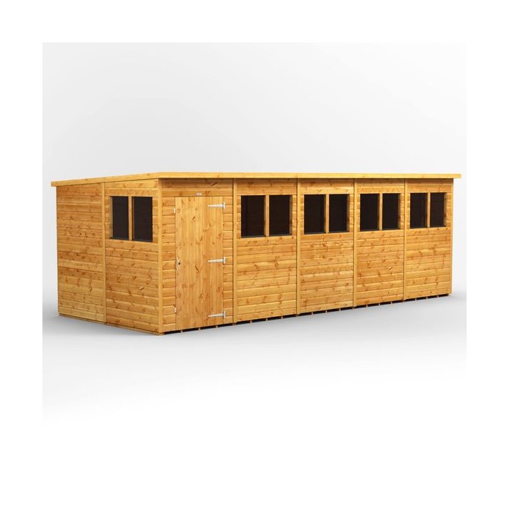 20 x 8 Power Pent Garden Shed
