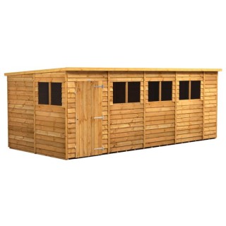 18 x 8 Power Overlap Pent Shed