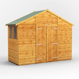 4 x 10 Power Apex Double Door Shed