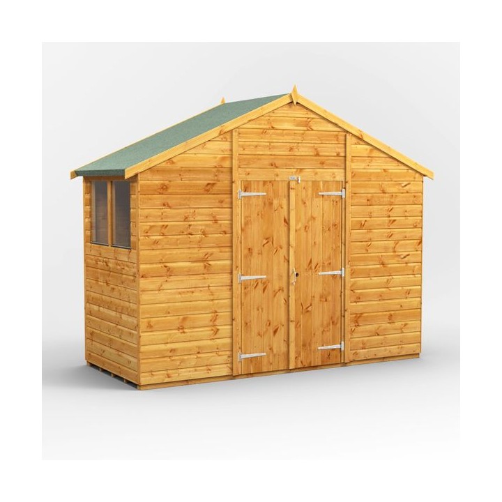 4 x 10 Power Apex Double Door Shed