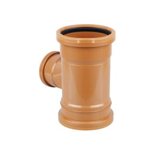 OsmaDrain Double Socket Unequal Junction 87.5° 110x160mm 6D199