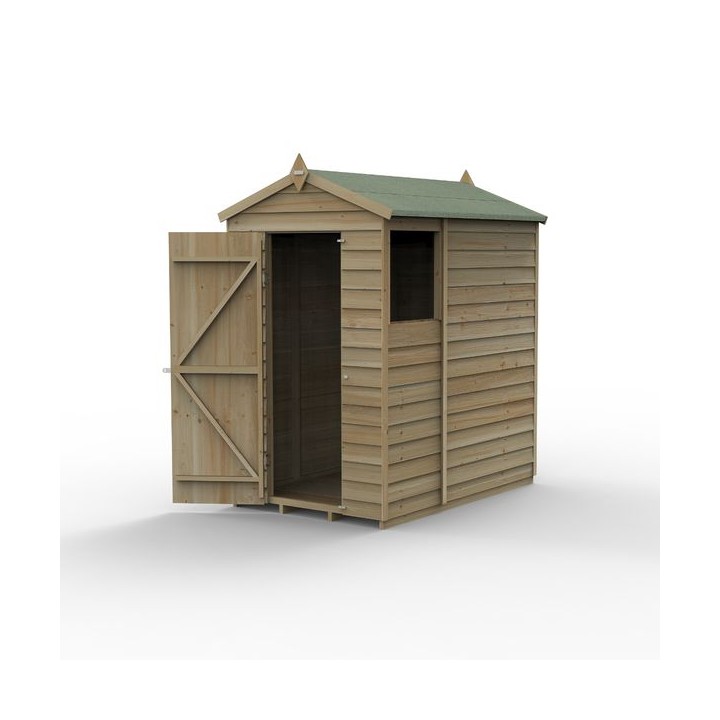 4LIFE Apex Shed 4 x 6 - Single Door - 1 Window Installation