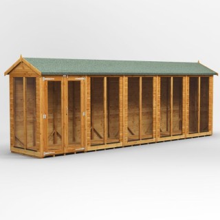 20 x 4 Power Apex Summerhouse