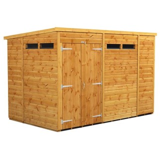 10 x 6 Power Pent Double Door Security Shed