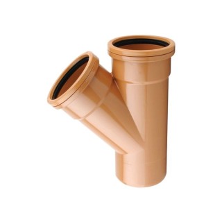 OsmaDrain Single Socket Equal Junction 45° 160mm 6D210