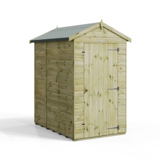 6x4 Premium Powersheds Apex No Windows