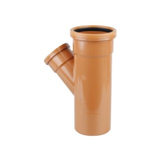 OsmaDrain Single Socket Unequal Junction 45° 110x160mm 6D218