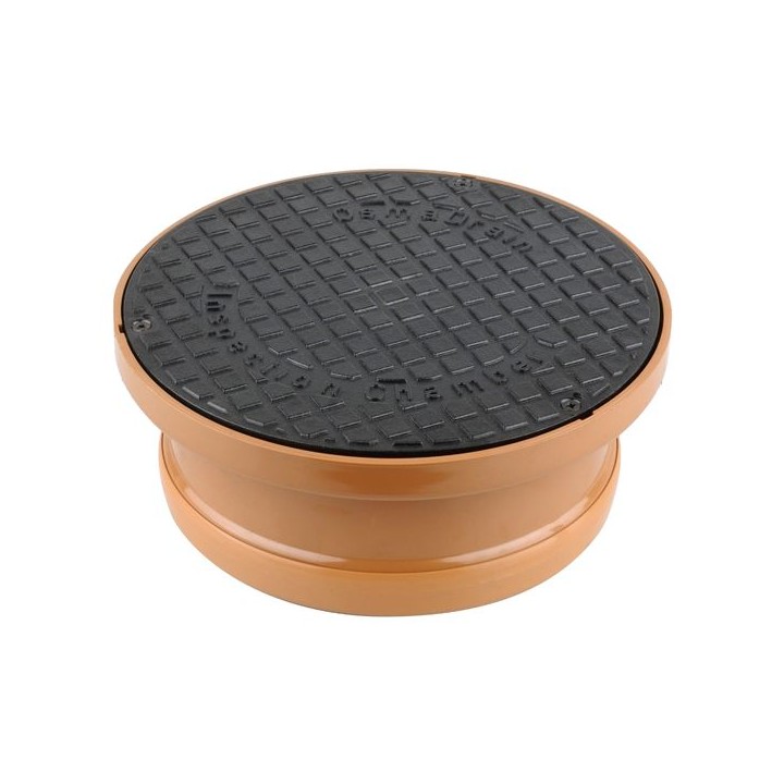Osma 250mm Shallow Inspection Chamber Round Cover and Frame 4D325