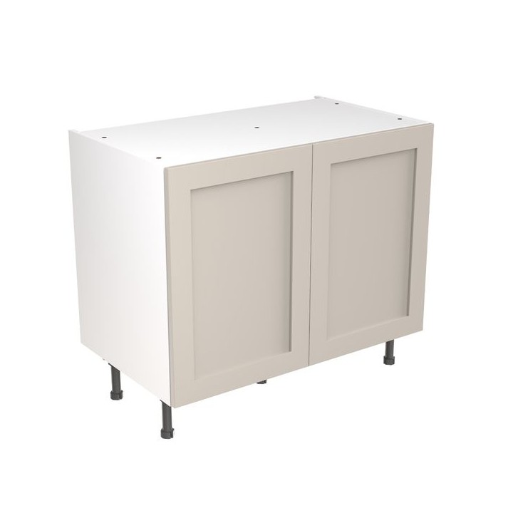 Flatpack Base Unit Shaker Ultra Matt Light Grey 1000mm - FKKH0708