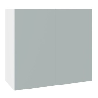 Flatpack 800 Wall Kitchen Cabinet Slab Supermatt Aquamarine