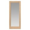 JB Kind Fuji Oak Un Finish Veneer Glazed Door 1981 x 762 x 35mm
