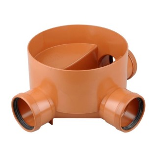 Osma 315mm Multi-Base Inspection Chamber Base inc. 90° Right-hand branch 110mm  4D912