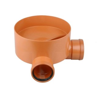 Osma 315mm Multi-Base Inspection Chamber Base inc. 90° Bent Channel 110mm 4D918