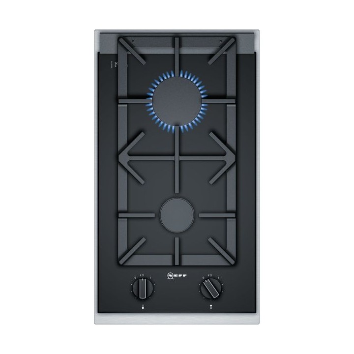 NEFF N90 Domino Gas Hob On Ceramic Glass Black 30cm - N23TS29N0