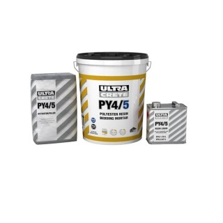 Ultracrete PY4 Polyester Resin Bedding Mortar 25kg Tub