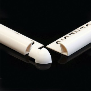 Genesis 6mm White Plastic Trim Corner Pieces External Pack x 100 PDM603.01
