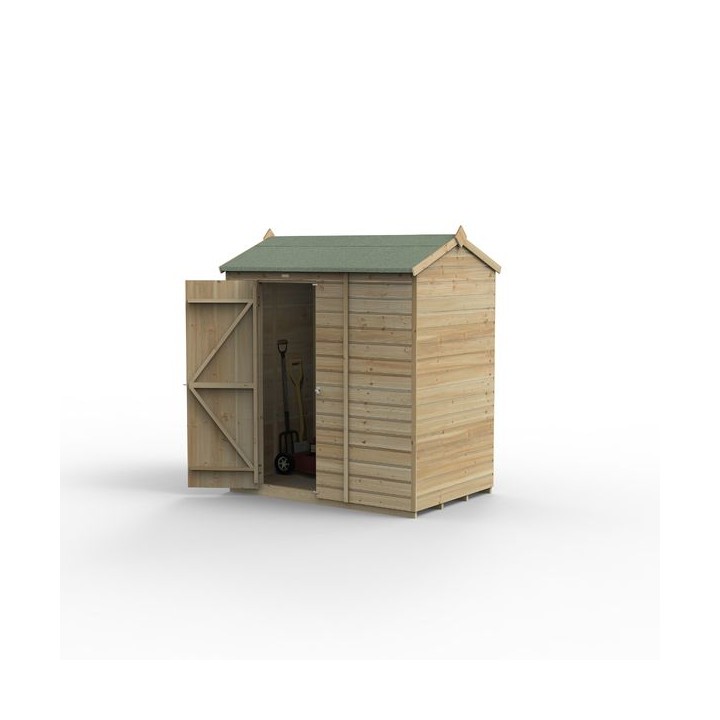 Beckwood 6x4 Reverse Apex Shed No WindowsInstalled
